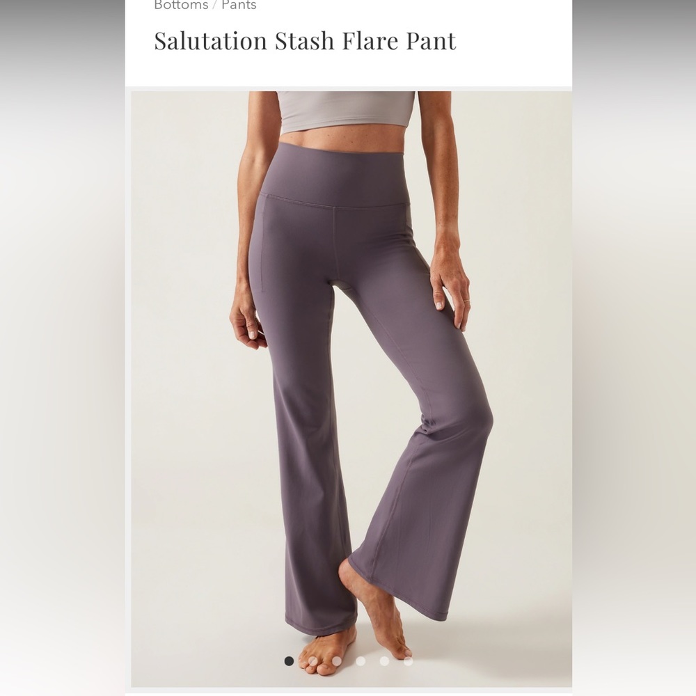 NWT Athleta Salutation stash flare pant